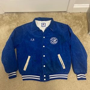 Vintage Blue Bomber Jacket